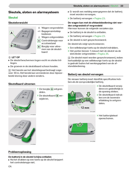 2020-2021 Skoda Karoq Owner's Manual | Dutch