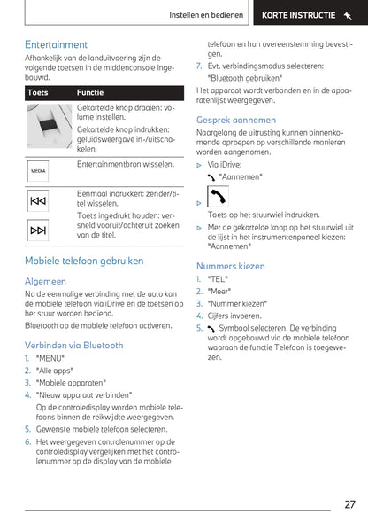 2022-2023 BMW X1 Owner's Manual | Dutch