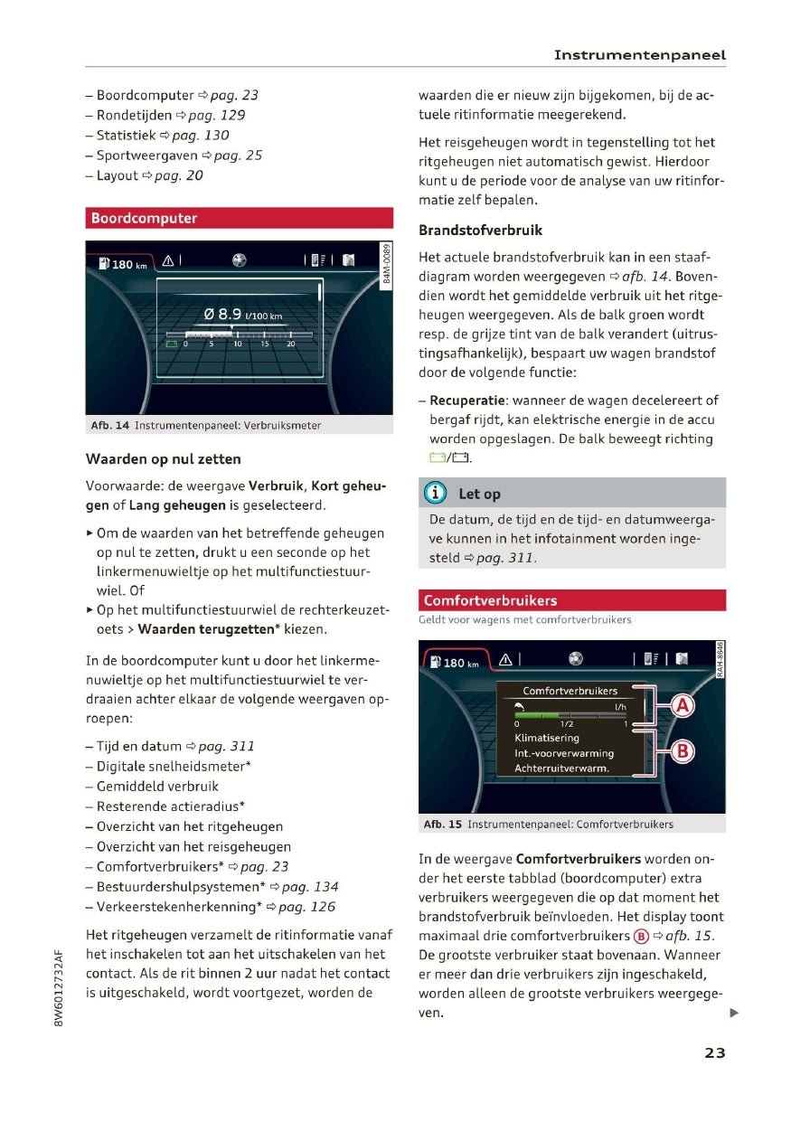 2018 Audi A5/A5 Cabriolet Owner's Manual | Dutch