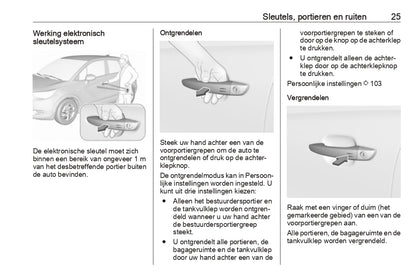 2019 Opel Crossland X Owner's Manual | Dutch