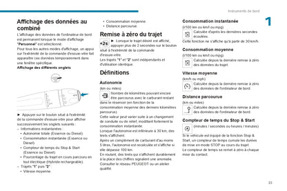 2023-2024 Peugeot 508 / 508SW Owner's Manual | French