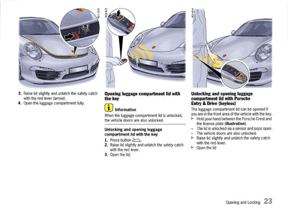 2013 Porsche 911 Carrera Owner's Manual | English