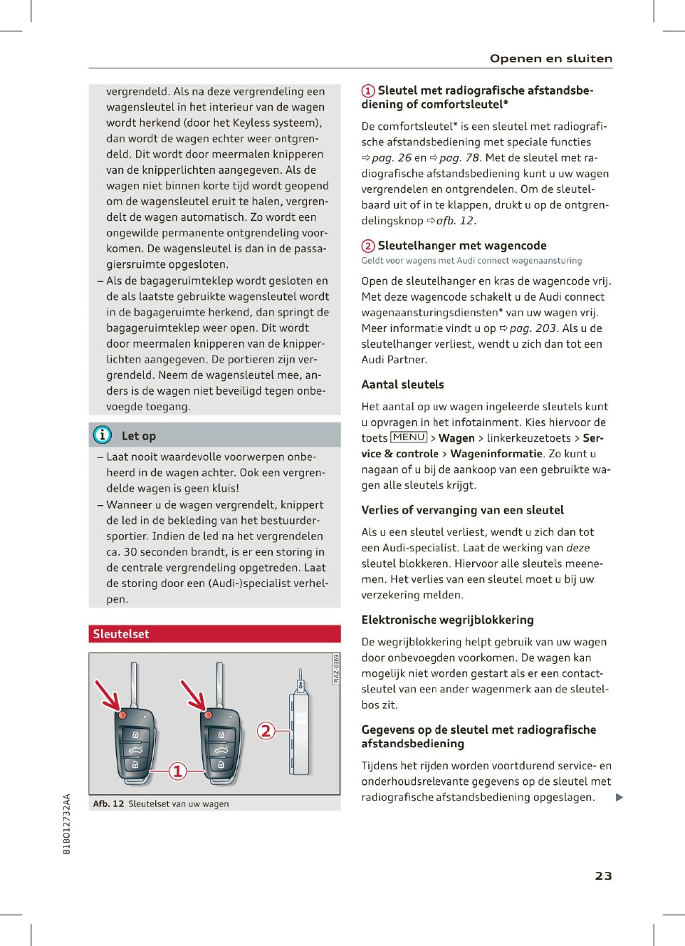 2021 Audi Q2 Owner's Manual | Dutch