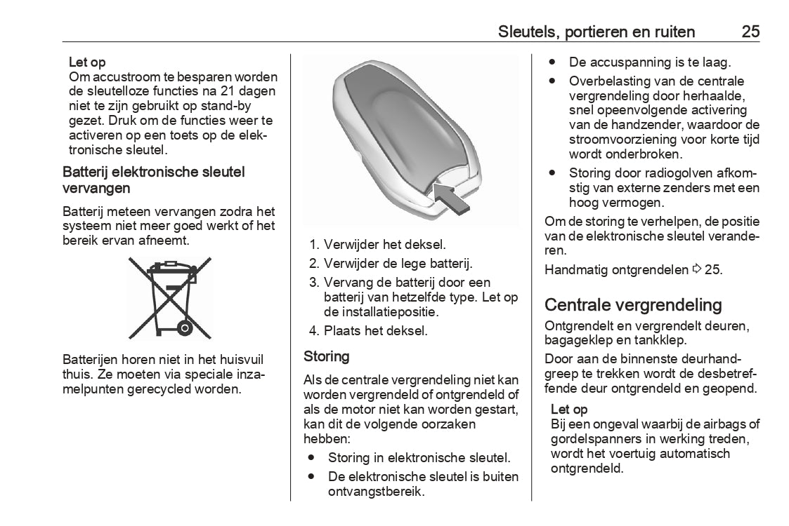 2022 Opel Vivaro Owner's Manual | Dutch