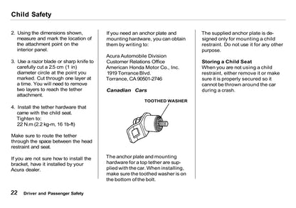 1995 Acura NSX Owner's Manual | English