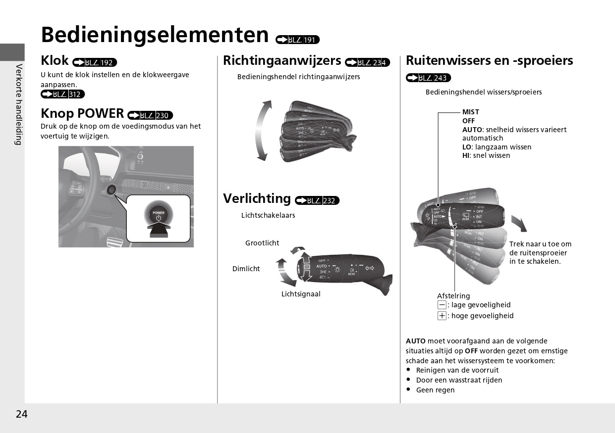 2024 Honda CR-V ePHEV Bedienungsanleitung | Niederländisch