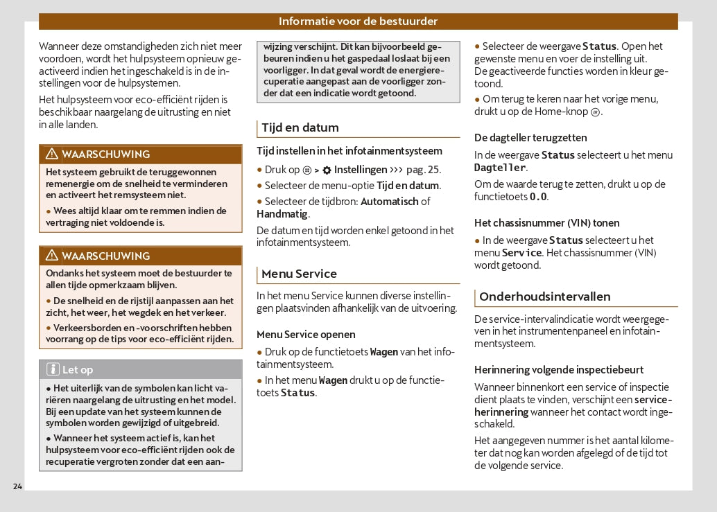 2024 Cupra Born Owner's Manual | Dutch