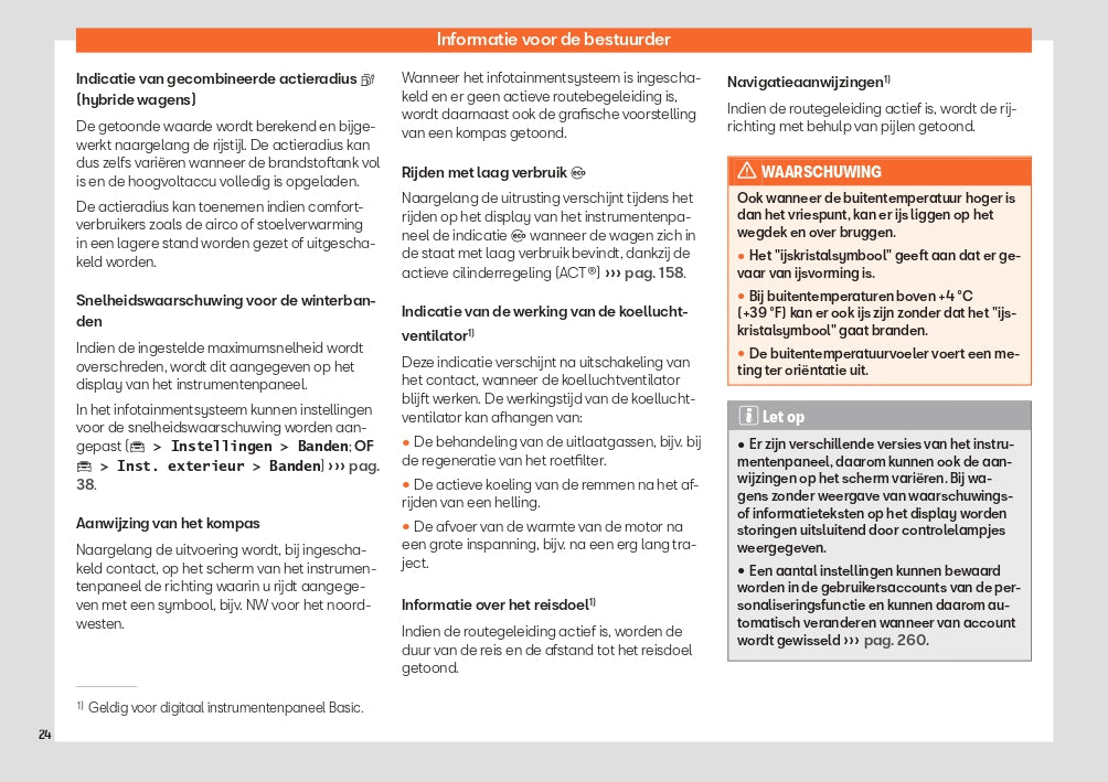 2024 Seat Tarraco Owner's Manual | Dutch