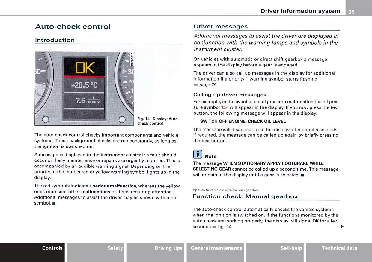 2004 Audi TT/TT Coupé Owner's Manual | English