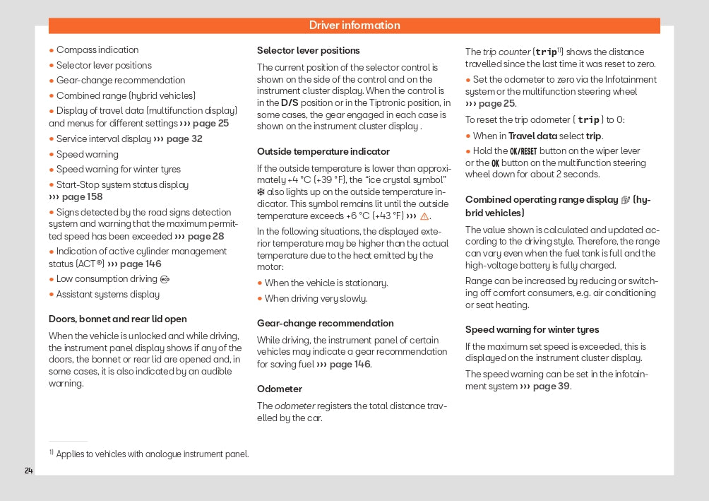 2024 Seat Leon Owner's Manual | English