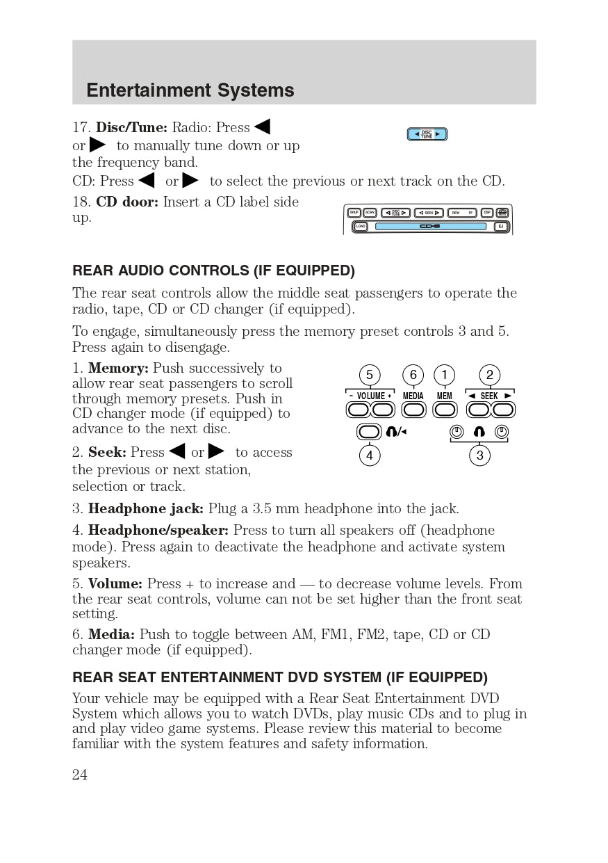 2003 Ford Excursion Owner's Manual | English