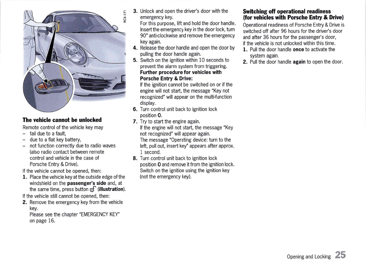 2010 Porsche 911 Carrera Owner's Manual | English