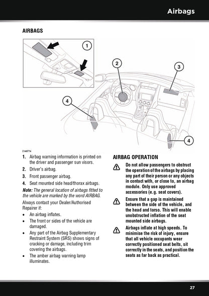 2014 Jaguar F-Type Owner's Manual | English