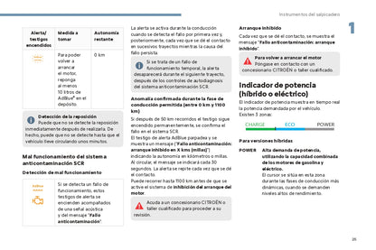 2024 Citroën C4/C4 X/ë-C4/ë-C4 X Owner's Manual | Spanish