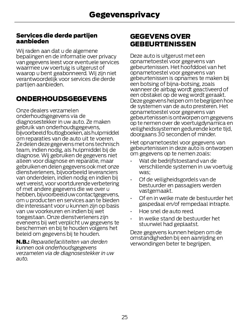 2022-2023 Ford Kuga Owner's Manual | Dutch
