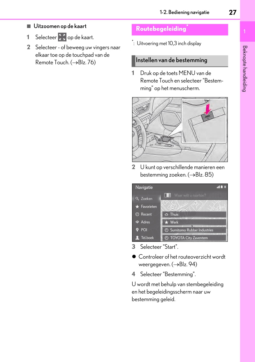 2020-2023 Lexus UX 300e Infotainment Manual | Dutch