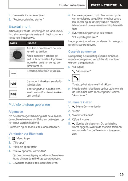 2023 BMW X5 PHEV Owner's Manual | Dutch