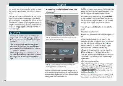 2020 Cupra Ateca Owner's Manual | Dutch