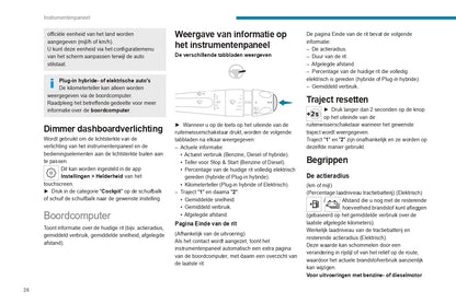 2023-2024 Peugeot 308/308SW Owner's Manual | Dutch