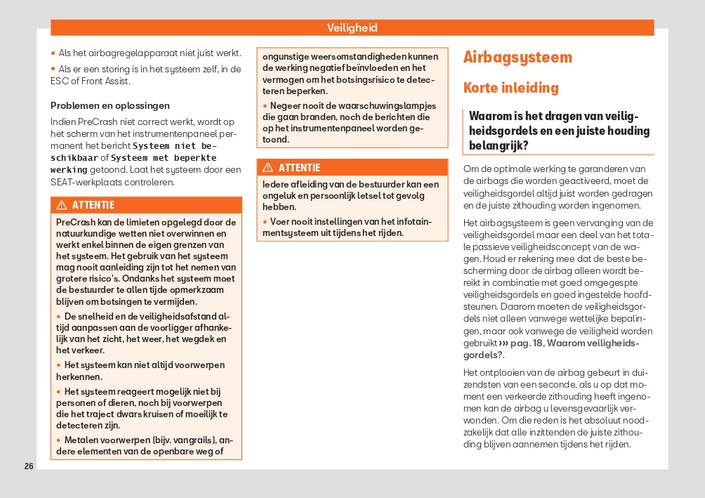 2022 Week 48 Seat Leon Owner's Manual | Dutch