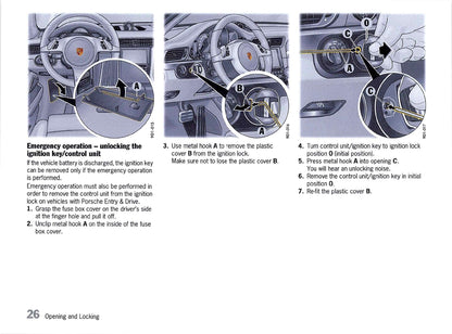 2010 Porsche 911 Carrera Owner's Manual | English