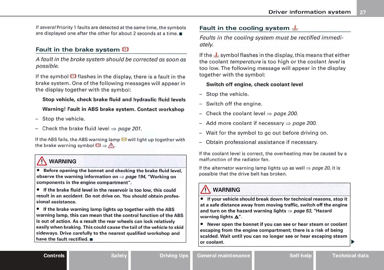 2004 Audi TT/TT Coupé Owner's Manual | English