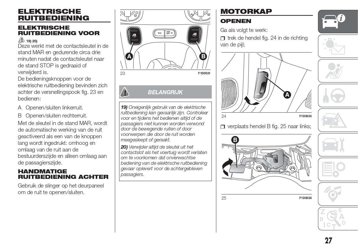 2016 Fiat Panda Bedienungsanleitung | Niederländisch