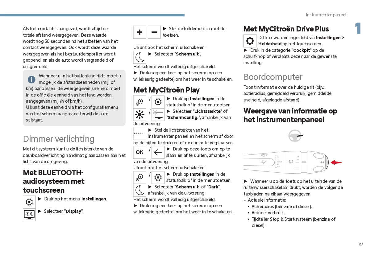 2024 Citroën C4/C4 X/ë-C4/ë-C4 X Owner's Manual | Dutch