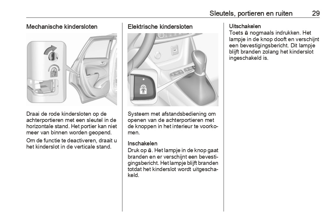 2019 Opel Crossland X Owner's Manual | Dutch