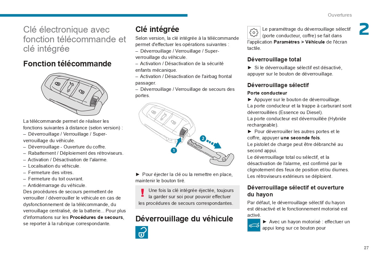 2023-2024 Peugeot 508 / 508SW Bedienungsanleitung | Französisch