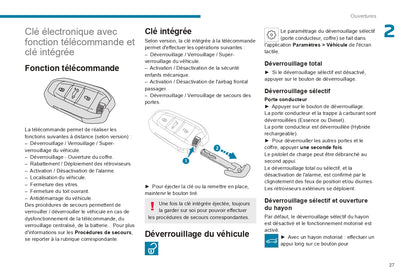 2023-2024 Peugeot 508 / 508SW Owner's Manual | French