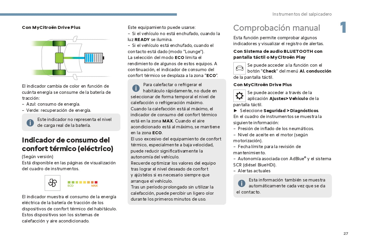 2024 Citroën C4/C4 X/ë-C4/ë-C4 X Owner's Manual | Spanish