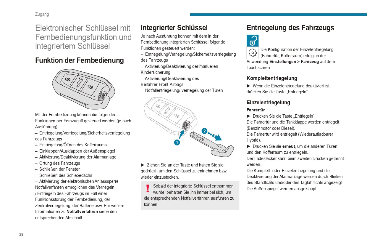 2023-2024 Peugeot 508 / 508SW Bedienungsanleitung | Deutsch