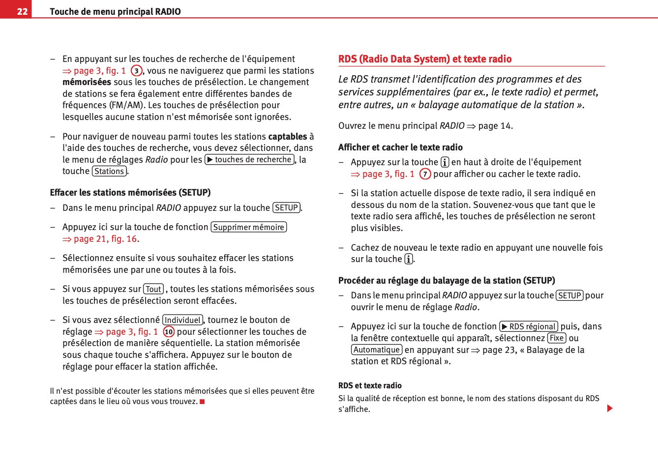 Seat Media System 2.0 Guide d’instructions