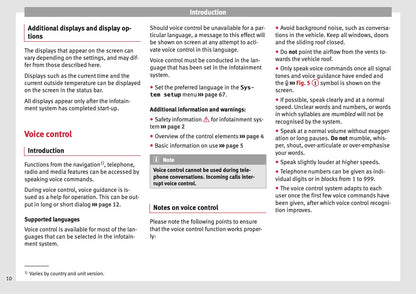 Seat Media System Plus / Navi System Owner's Manual