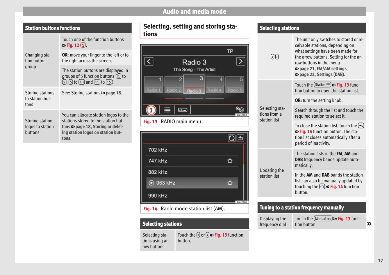 Seat Media System Plus / Navi System Owner's Manual