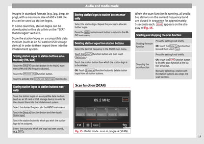 Seat Media System Plus / Navi System Owner's Manual