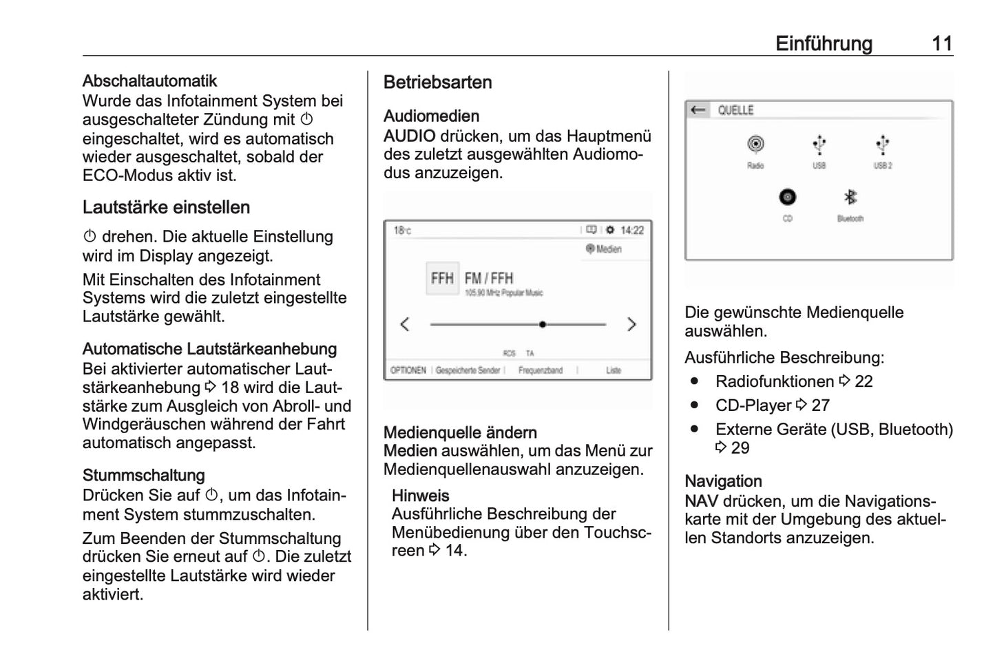 Opel Grandland X Infotainment Bedienungsanleitung 2017 - 2020