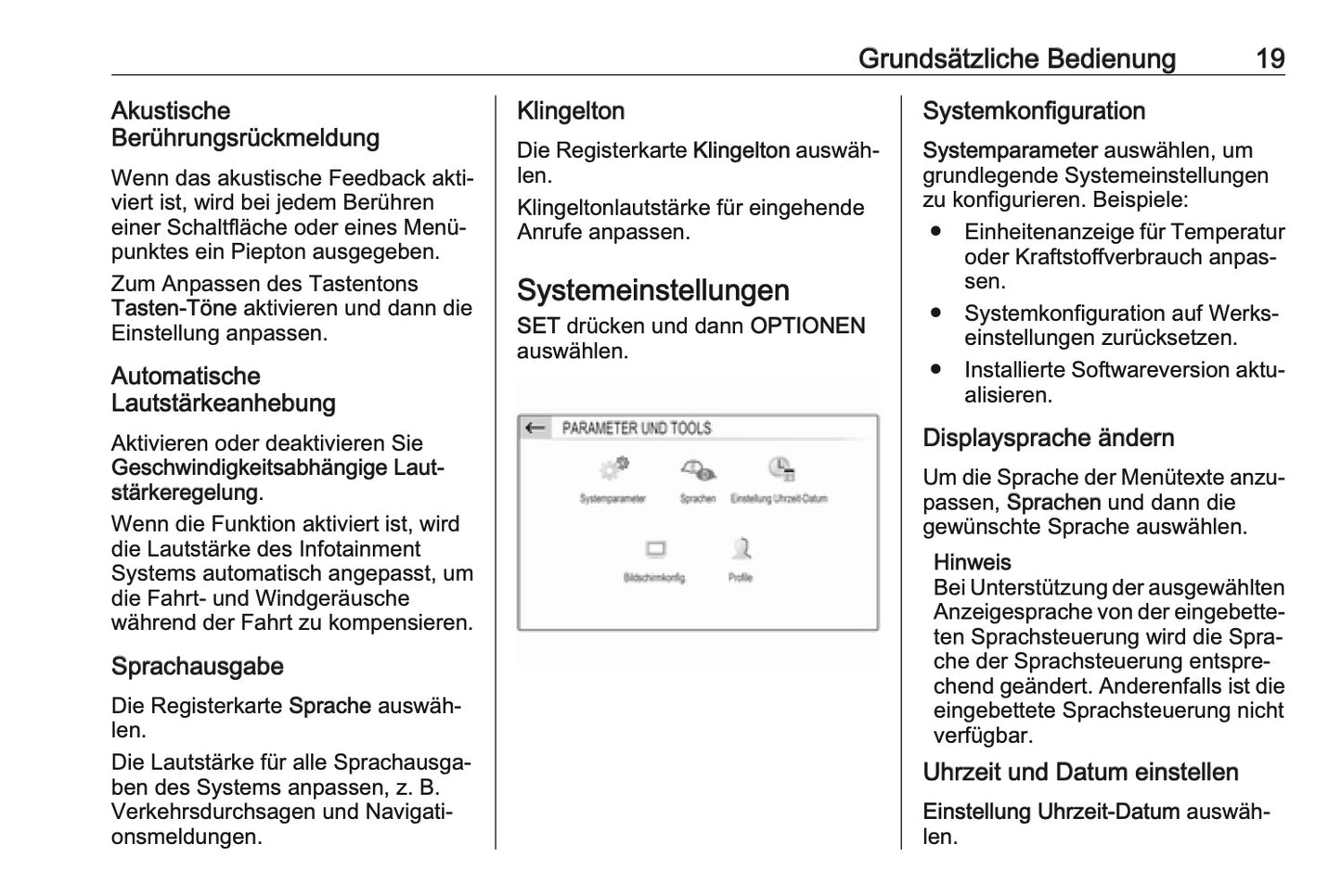 Opel Grandland X Infotainment Bedienungsanleitung 2017 - 2020