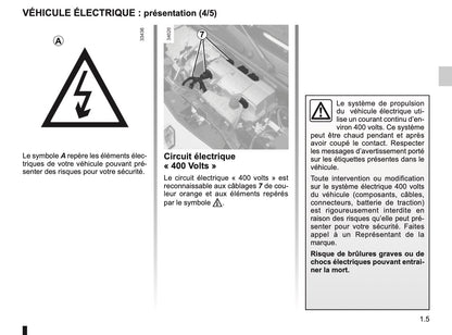 2011-2012 Renault Kangoo Z.E. Owner's Manual | French