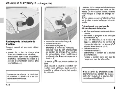 2011-2012 Renault Kangoo Z.E. Owner's Manual | French