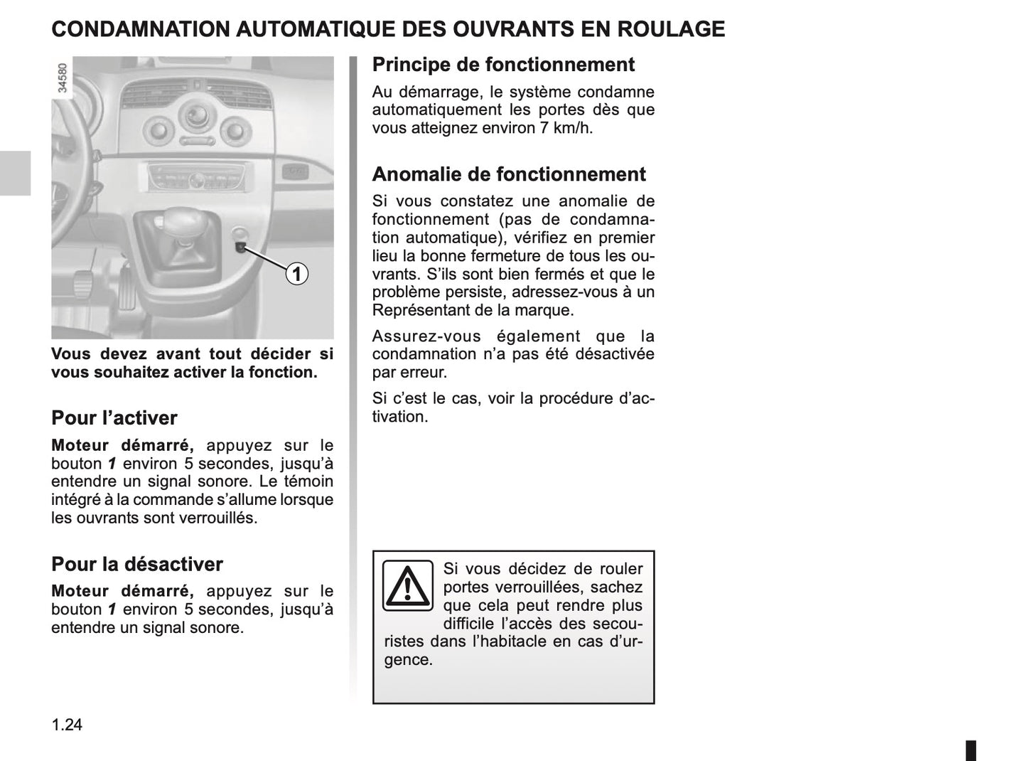 2011-2012 Renault Kangoo Z.E. Owner's Manual | French