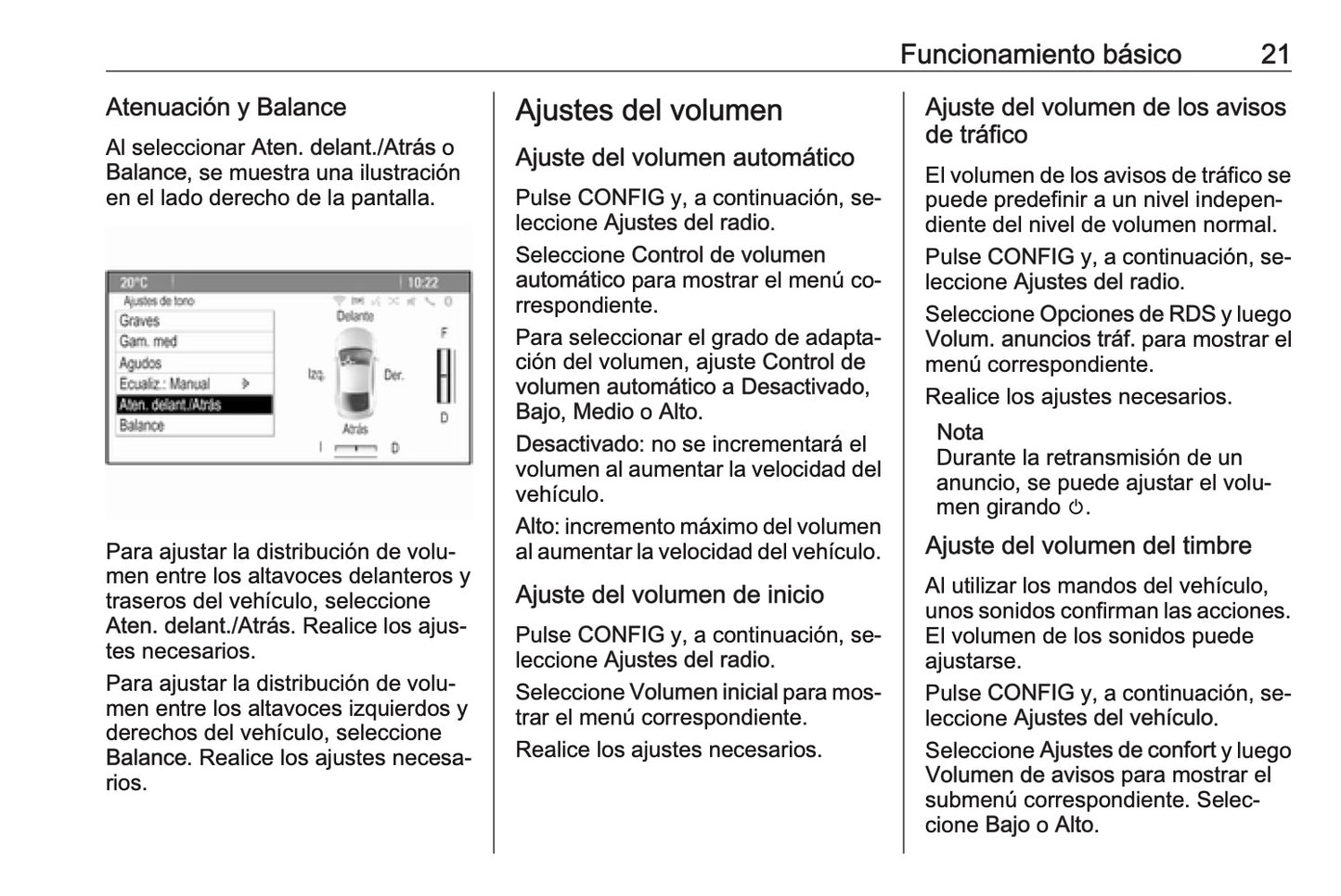 Opel Meriva Manual de infoentretenimiento 2014 - 2017