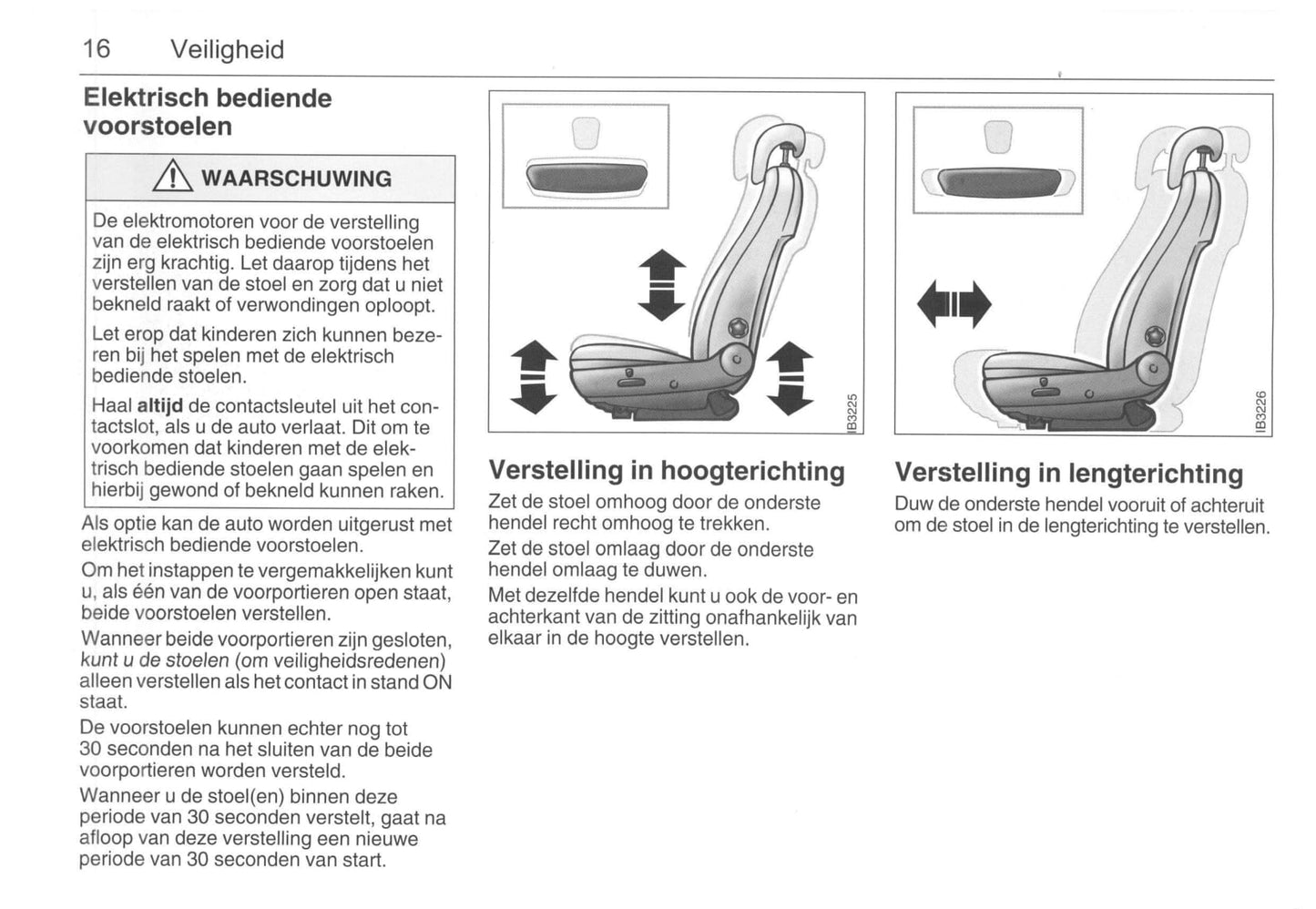 2001-2005 Saab 9-5 Owner's Manual | Dutch