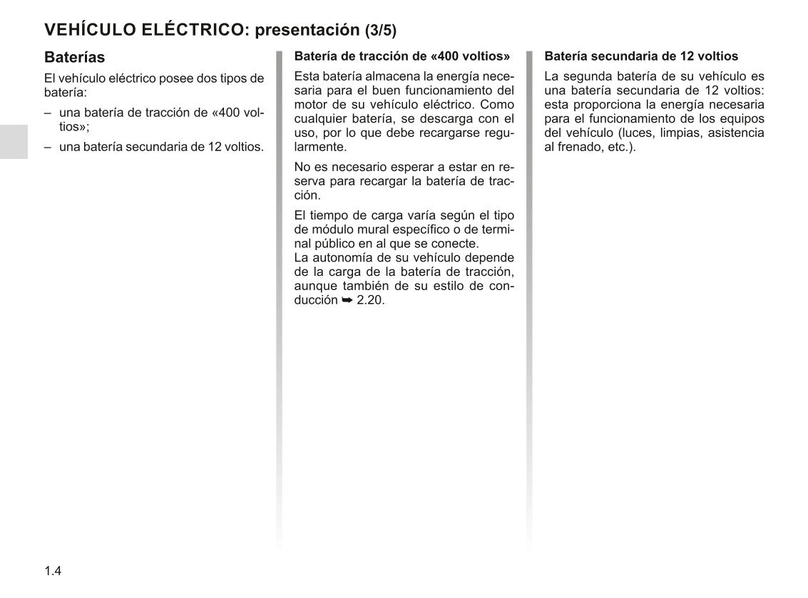 2022-2023 Renault Mégane Owner's Manual | Spanish