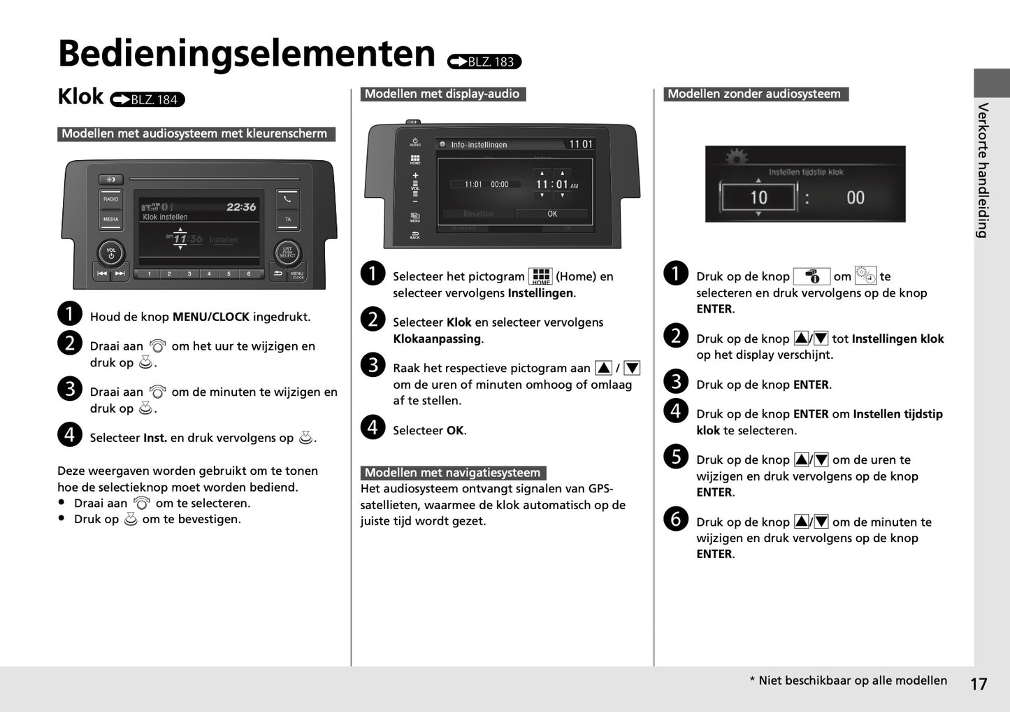 Honda Civic Type-R Infotainment Handleiding