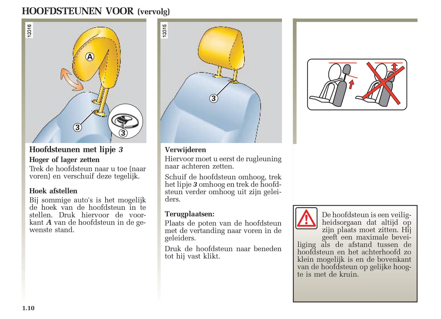 2005-2006 Renault Clio Owner's Manual | Dutch