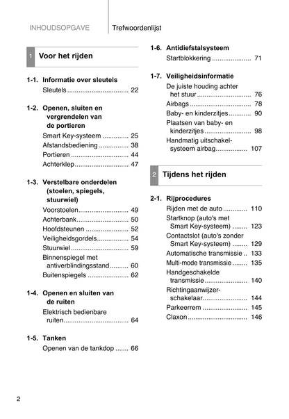 2009-2010 Toyota Corolla Bedienungsanleitung | Niederländisch