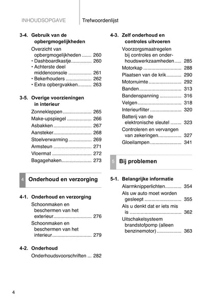 2009-2010 Toyota Corolla Owner's Manual | Dutch