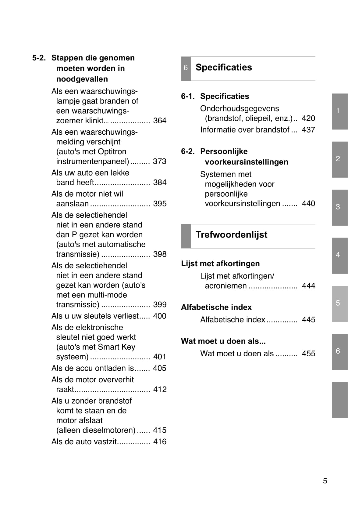 2009-2010 Toyota Corolla Owner's Manual | Dutch